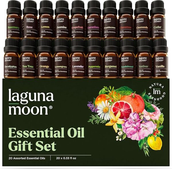 Essential Oil Set - Essential Oil Blends with Bonus Bottle Opener - Energizing and Relaxing Scents - Essential Oils for Diffusers Aromatherapy and Humidifiers