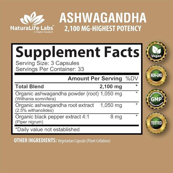 NutriRise Organic Ashwagandha