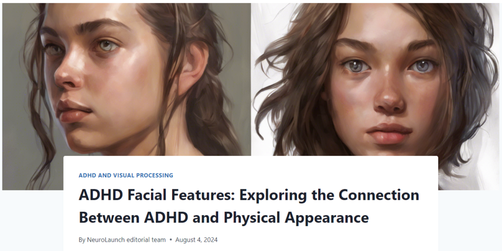 Relationship between Facial features and ADHD